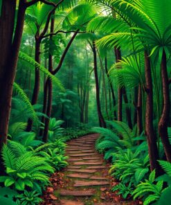 Walking Trail Paint Numbers