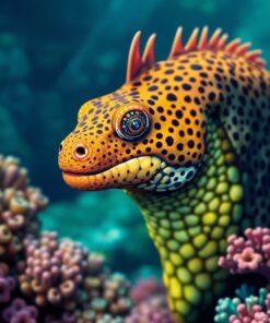 Eel Portrait Paint Numbers