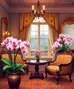 Evening Orchids Paint Numbers