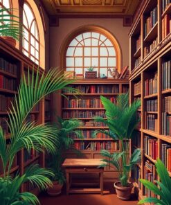 Shelves Palms Paint Numbers