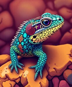 Lizard Ring Paint Numbers