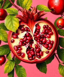 Pomegranate Study Paint Numbers