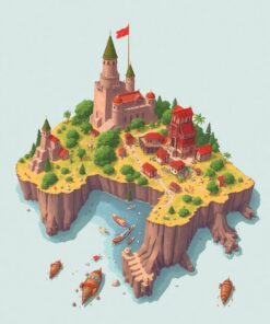 Island Cartography Paint Numbers