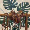Antique Tack Monstera Shadows Paint By Numbers