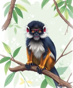 Rainforest Sketch Paint Numbers