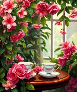 Beneath Fronds Paint Numbers