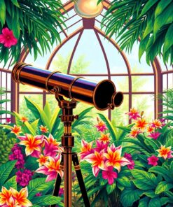 Tropical Blooms Paint Numbers