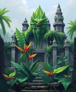 Monstera Guardian Paint Numbers