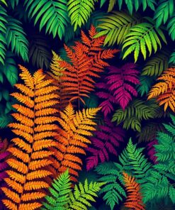 Fern Depths Paint Numbers