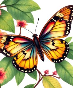 Butterfly Study Paint Numbers