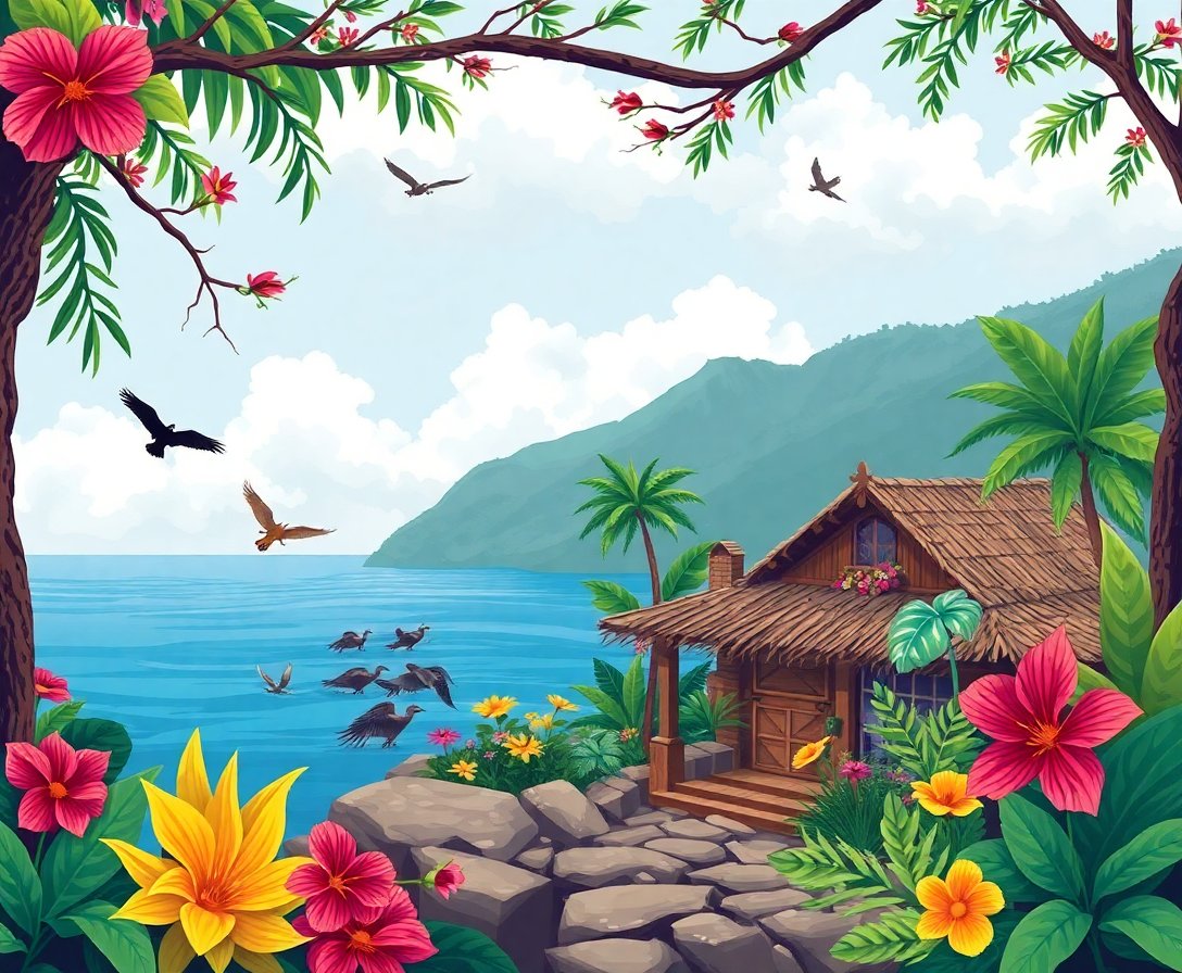 antique-tropical-drake-haven-paint-by-numbers-kit-magic
