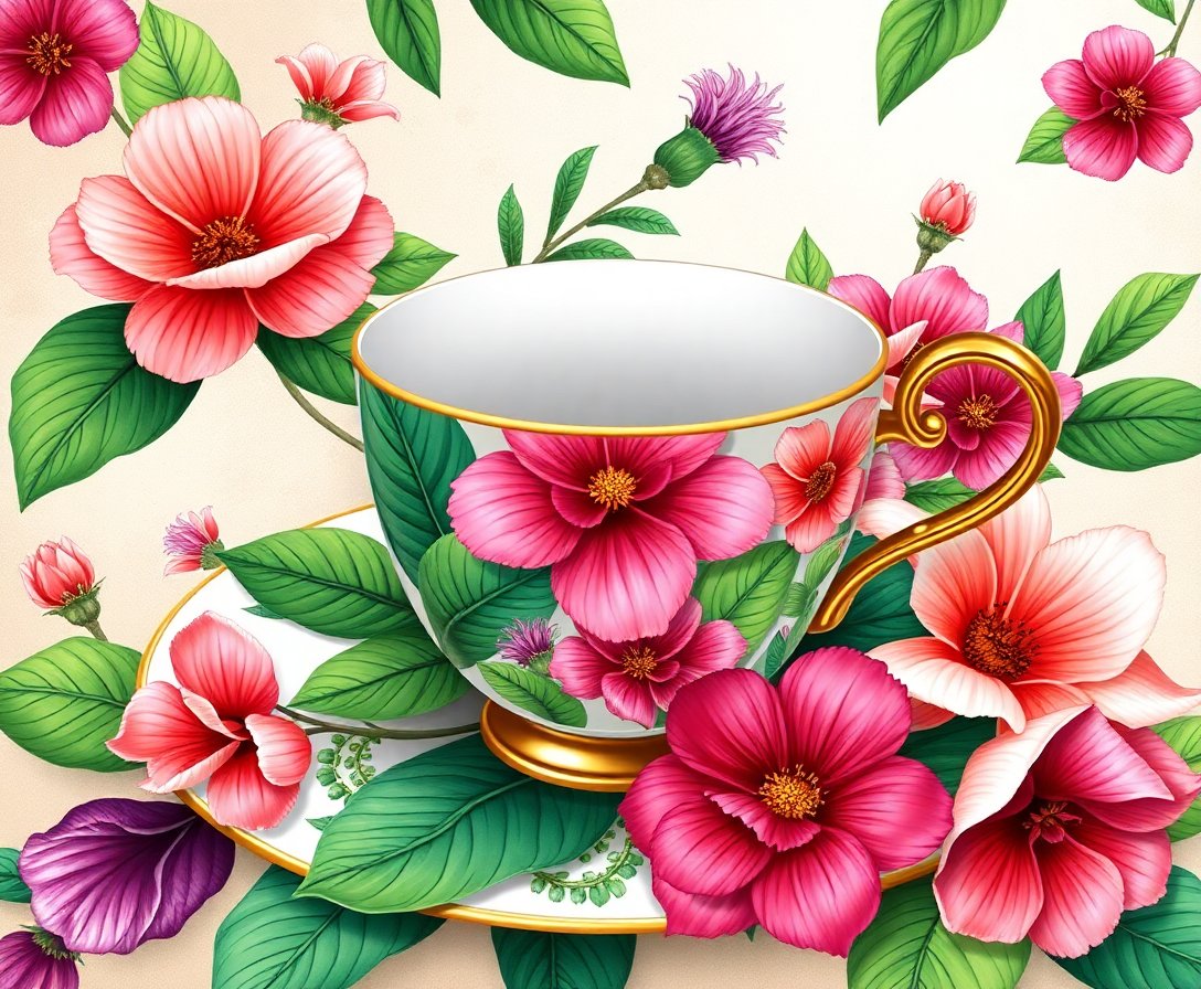 Floral Saucer Paint Numbers Floral Saucer Paint Numbers