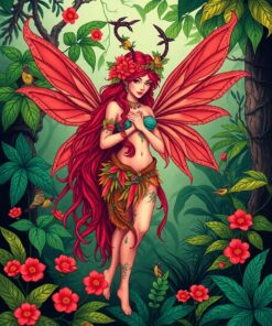 Forest Nymph Paint Numbers