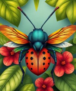 Insect Portrait Paint Numbers