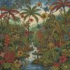Antique Tropical Jungle Flora Paint By Numbers