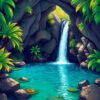 Lagoon Grotto Paint Numbers
