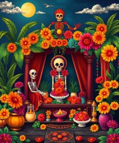 Tropical Ofrenda Paint Numbers