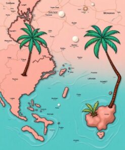 Pearl Map Paint Numbers