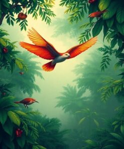 Rainforest Flight Paint Numbers