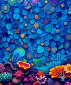 Reef Texture Paint Numbers