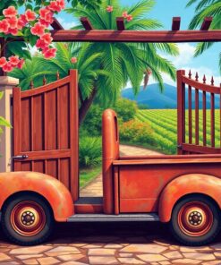 Tropical Gates Paint Numbers