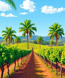 Under Palms Paint Numbers