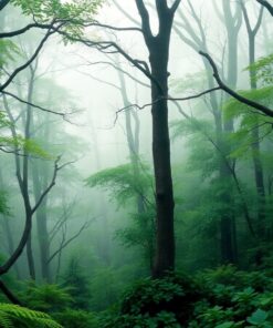 Woodland Fog Paint Numbers