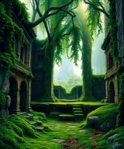 Hidden Moss Paint Numbers