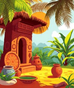 Tropical Sun Paint Numbers