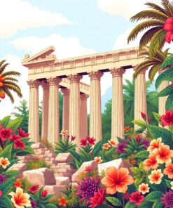 Tropical Flora Paint Numbers