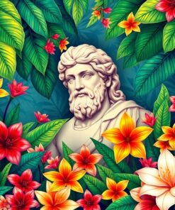 Apollo Amidst Tropical Flora Paint By Numbers