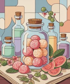 Apothecary Guava Candy Paint By Numbers