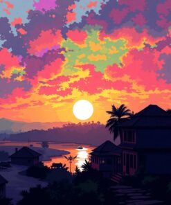 Approaching Monsoon Shadows Paint By Numbers