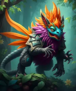 Armored Exotic Forest Dweller Paint By Numbers