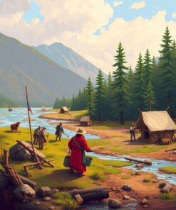 River Camp Paint Numbers