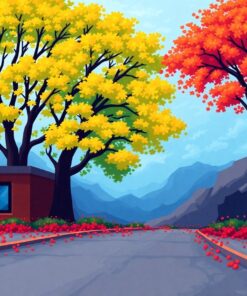 Vintage Cinemas Paint Numbers