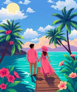 Tropical Paradise Paint Numbers