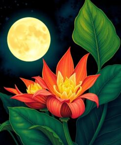 Moonlit Cereus Paint Numbers