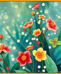 Art Nouveau Morning Dew Paint By Numbers