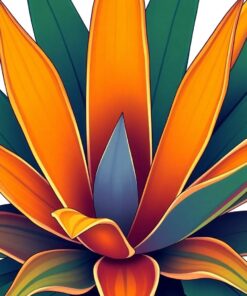 Tropical Agave Paint Numbers