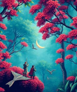 Arthurian Realistic Canopy Defender Paint By Numbers