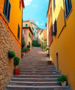 Positano Steps Paint Numbers