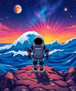 Ocean Waves Paint Numbers