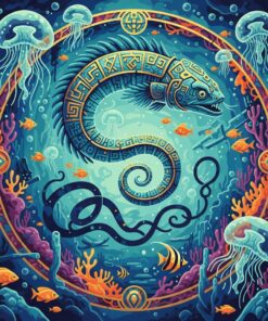 Atlantis Relic Moray Shadow Paint By Numbers