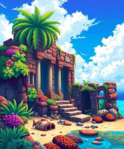 Reef Ruins Paint Numbers