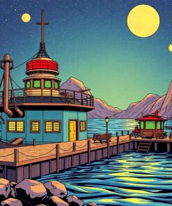 Vintage Dock Paint Numbers