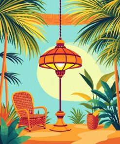 Rattan Oasis Paint Numbers