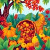 Autumn In The Tropics Paint By Numbers