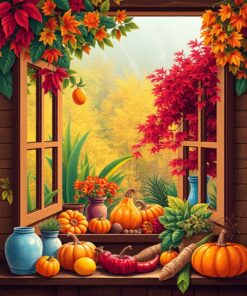 Kitchen Window Paint Numbers