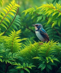 Lush Ferns Paint Numbers